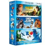 Meilleur de la 3D Blue Sky – Coffret Blu-ray 3D (Epic, L'Âge de Glace 4, Rio)