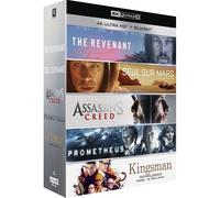 Meilleur De La 4k : The Revenant + Seul Sur Mars + Assassin's Creed + Prometheus + Kingsman : Services Secrets - 4k Ultra Hd + Blu-Ray + Digital Hd