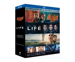 Meilleur De La Science-Fiction - Coffret : Blade Runner 2049 + Life : Origine Inconnue + Premier Contact + Passengers - Pack - Blu-Ray