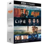 Meilleur De La Science-Fiction - Coffret : Blade Runner 2049 + Life : Origine Inconnue + Premier Contact + Passengers - 4k Ultra Hd + Blu-Ray
