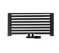 Meilleur Design Nero-Luxe ensemble de raccordement de radiateur universel milieu en bas angle droit noir mat 4009900