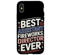 Meilleur Directeur de Feux d'artifice Assistant du 4 Juillet Coque pour iPhone X/XS