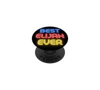 Meilleur Elijah de Tous Les Temps - Nom drôle d'Elijah PopSockets PopGrip Adhésif