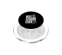 Meilleur étudiant d'échange jamais drôle pour étudier à l'étranger PopSockets PopGrip pour MagSafe