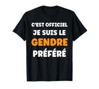 Meilleur Famille Super Gendre préféré Humour Gendre T-Shirt