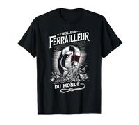 Meilleur Ferrailleur du Monde Industriel Aimant Métallique T-Shirt