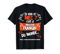 Meilleur Frangin du Monde Cadeau Frère Sœur Complicité T-Shirt