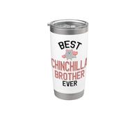Meilleur frère chinchilla de tous les temps Gobelet isotherme en acier inoxydable double paroi