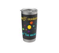 Meilleur grand-père de la Galaxie : Funny Milky Way Dad Science Space Gobelet isotherme en acier inoxydable double paroi