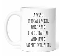 Meilleur Hacker Éthique Pour La Retraite Mug Drôle Tasse Élégantes Tasses À Thé Pour Bureau Espresso Travail Chocolat Chaud 330Ml