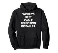 Meilleur installateur de télévision par câble au Monde Sweat à Capuche