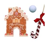 Meilleur Jeu de Noël - Coffret de Golf en Pain d'épices, Mini-Golf de Noël, Maison en Pain d'épices, Ensemble de Mini-Golf pour Enfant et familles