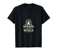 Meilleur Maître Zen Monde Yoga Méditation T-Shirt