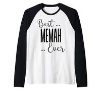 Meilleur Memah de Tous Les Temps : Maman, Jolie Maman, Anniversaire, Amour pour Maman Manche Raglan