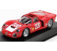 MEILLEUR MODÈLE 1/43 ALFA ROMEO 33.2 PLAQUE FLORO 1968 VACCARELLA MODÈLE STAT...