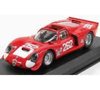 Véhicule Miniature - Best - Alfa Romeo 1969 1/43 - Rouge - Targa Florio - Assemblé