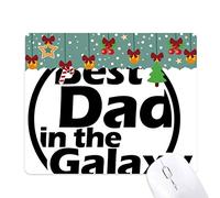 meilleur papa dans la galaxie cite le jour de la fête des pères tapis de souris en jeu - office mat noël