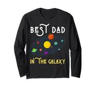 Meilleur Papa de la Galaxie : Funny Milky Way Father Science Space Manche Longue
