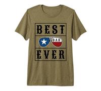 Meilleur Papa du Monde au Texas : ce n'est Pas Une Blague pour la fête des pères T-Shirt Haut de Gamme