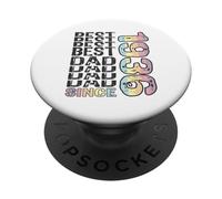 Meilleur Papa du Monde - sans Blague - Papa Depuis 1936 PopSockets PopGrip Adhésif
