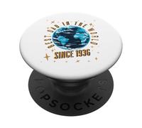 Meilleur Papa du Monde - sans Blague - Papa Depuis 1936 PopSockets PopGrip Adhésif