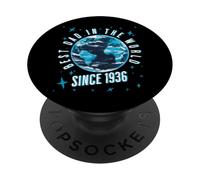 Meilleur Papa du Monde - sans Blague - Papa Depuis 1936 PopSockets PopGrip Adhésif