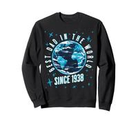 Meilleur Papa du Monde - sans Blague - Papa Depuis 1938 Sweatshirt