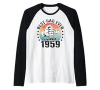 Meilleur Papa du Monde - sans Blague - Papa Depuis 1959 Manche Raglan