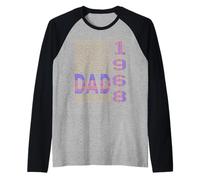Meilleur Papa du Monde - sans Blague - Papa Depuis 1968 Manche Raglan