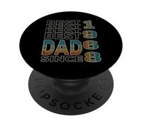 Meilleur Papa du Monde - sans Blague - Papa Depuis 1968 PopSockets PopGrip Adhésif