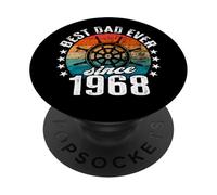 Meilleur Papa du Monde - sans Blague - Papa Depuis 1968 PopSockets PopGrip Adhésif