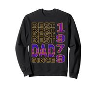Meilleur Papa du Monde - sans Blague - Papa Depuis 1979 Sweatshirt