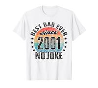 Meilleur Papa du Monde - sans Blague - Papa Depuis 2001 T-Shirt
