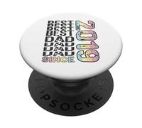 Meilleur Papa du Monde - sans Blague - Papa Depuis 2019 PopSockets PopGrip Adhésif