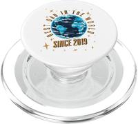 Meilleur Papa du Monde - sans Blague - Papa Depuis 2019 PopSockets PopGrip pour MagSafe