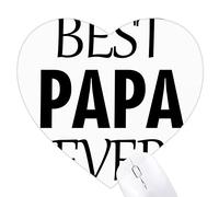 meilleur papa jamais cite le jour de la fête des pères Jeux de tapis de souris en forme de coeur