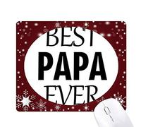 meilleur papa jamais cite le jour de la fête des pères tapis de souris en hiver flocon de neige