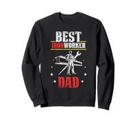 Meilleur Papa Monteur De Charpentes Métalliques Ferronnerie Sweatshirt