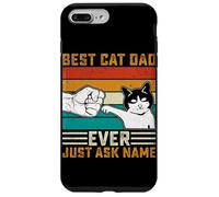 Meilleur Papa pour Chat de Tous Les Temps, il Suffit de Demander Un nom Coque pour iPhone 7 Plus/8 Plus