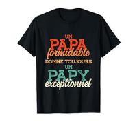 Meilleur Papa Super Daddy Fête des Pères Futur grand-père T-Shirt