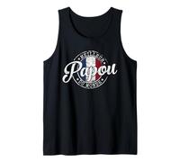 Meilleur Papou du Monde Cadeau pour La Fête des Pères Débardeur