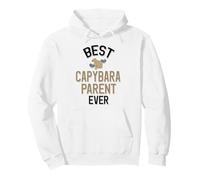 Meilleur Parent Capybara de Tous Les Temps Sweat à Capuche