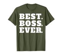Meilleur Patron de Tous Les Temps, Chef Funny Chef T-Shirt, Homme, Olive, XL