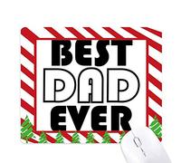 meilleur père cite le jour de la fête des pères tapis de souris canne de noël du tapis.