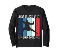 Meilleur père de Ceinture Noire de Tous Les Temps Tang Soo Manche Longue