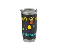 Meilleur père de la Galaxie : Funny Milky Way Dad Science Space Gobelet isotherme en acier inoxydable double paroi