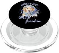 Meilleur Petit-Chien Golden Retriever Amusant du Monde PopSockets PopGrip pour MagSafe