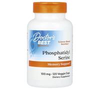 Doctor's Best Phosphatidylsérine SerinAid 100 mg 120 Veggie Caps