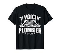 Meilleur Plombier du monde Plomberie Artisan Blague drôle T-Shirt