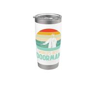 Meilleur portier du monde Gobelet isotherme en acier inoxydable double paroi